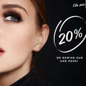 Pose extensions de cils - 20 - Dermkaclinic